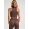 Жіночий безшовний комплект у рубчик Halter Rib + Tracks Rib Shape (Deep taupe) Жіночий безшовний комплект у рубчик Halter Rib + Tracks Rib Shape (Deep taupe)